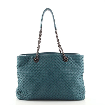 Bottega Veneta Double Chain Tote Intrecciato Nappa Medium