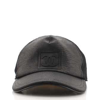 Chanel Sport Line Baseball Cap Leather with Mesh
