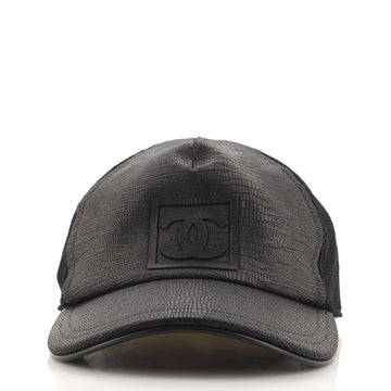 Chanel Sport Line Baseball Cap Leather with Mesh