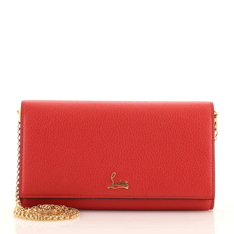 Christian Louboutin Boudoir Chain Wallet Leather