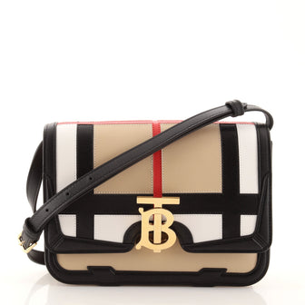 Burberry TB Flap Bag Leather Small