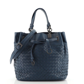 Bottega Veneta Convertible Bucket Bag Intrecciato Nappa Medium