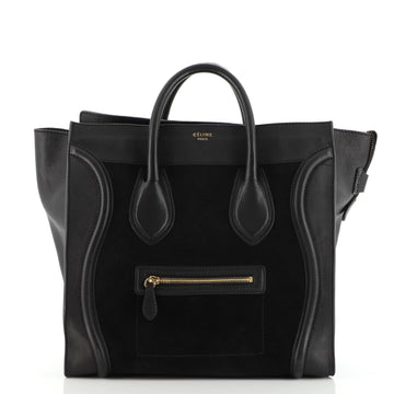 Celine Luggage Bag Suede Mini