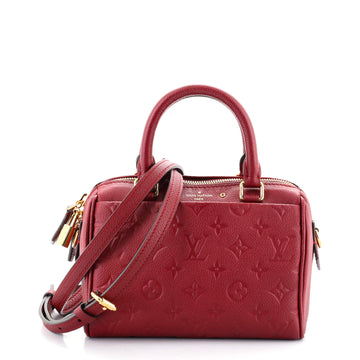 Louis Vuitton Speedy Bandouliere NM Handbag Monogram Empreinte Leather 20
