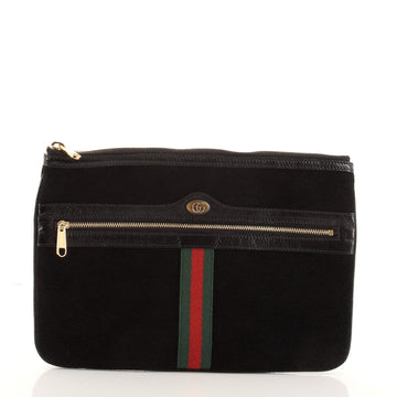 Gucci Ophidia Zip Pouch Suede Large