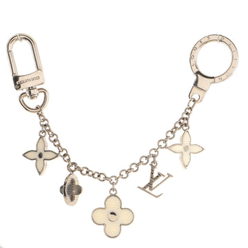 Louis Vuitton Fleur d'Epi Bag Charm and Key Holder Metal and Epi Leather