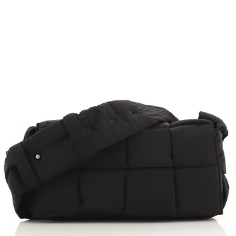 Bottega Veneta Padded Tech Cassette Crossbody Bag Intrecciato Nylon