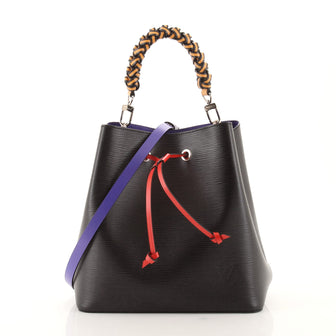 Louis Vuitton Braided Handle NeoNoe Handbag Epi Leather