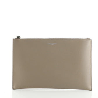 Saint Laurent Zip Pouch Leather Small