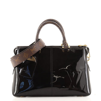 Louis Vuitton Miroir Handbag Vernis with Monogram Canvas
