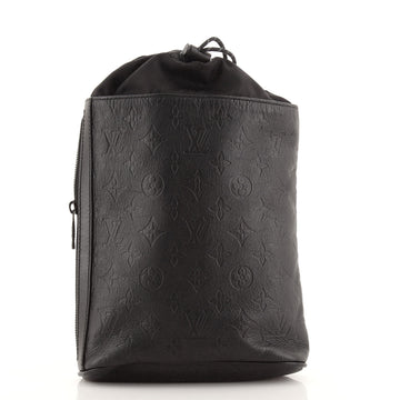 Louis Vuitton Chalk Sling Bag Monogram Shadow Leather