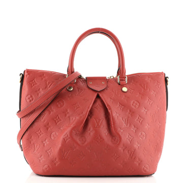 Louis Vuitton Mazarine Handbag Monogram Empreinte Leather MM