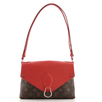 Louis Vuitton Saint Michel Handbag Monogram Canvas and Epi Leather