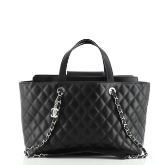Chanel Shopping Tote Quilted Calfskin Medium