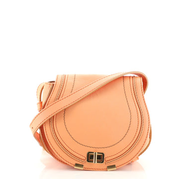 Chloe Marcie Turnlock Crossbody Bag Leather Small
