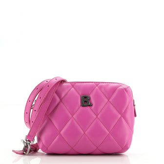 Balenciaga Touch B. Camera Bag Quilted Leather XS