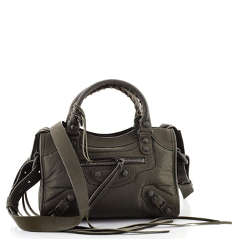 Balenciaga City Classic Studs Bag Nylon Mini