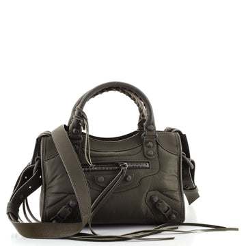 Balenciaga City Classic Studs Bag Nylon Mini