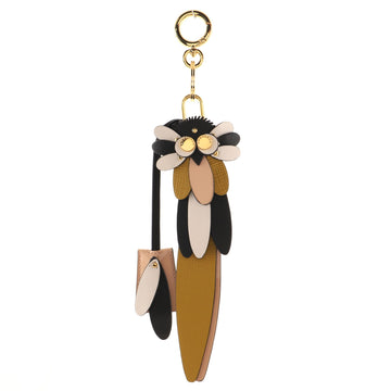 Burberry Beasts Bag Charm and Key Holder Leather