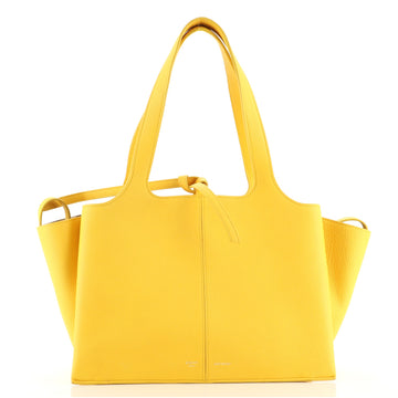 Celine Tri-Fold Shoulder Bag Grained Calfskin Small