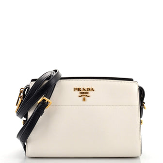 Prada Bibliotheque Crossbody Saffiano Leather