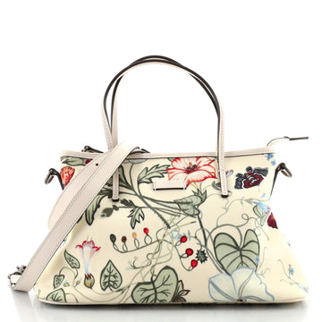 Gucci Convertible Zip Tote Flora Canvas Small