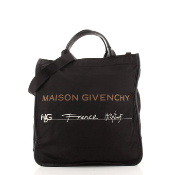 Givenchy Convertible Shopper Tote Printed Nylon with Leather Large