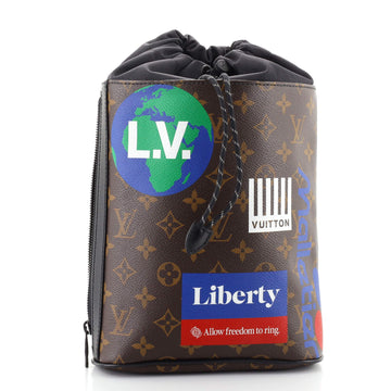 Louis Vuitton Chalk Sling Bag Limited Edition Logo Story Monogram Canvas