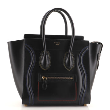 Celine Luggage Bag Smooth Leather Micro