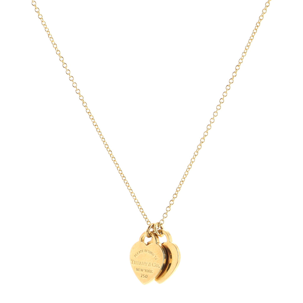 For competition: Tiffany & Co. 18ct Yellow Gold Double Mini Return To –  Catherine Trenton Jewellery