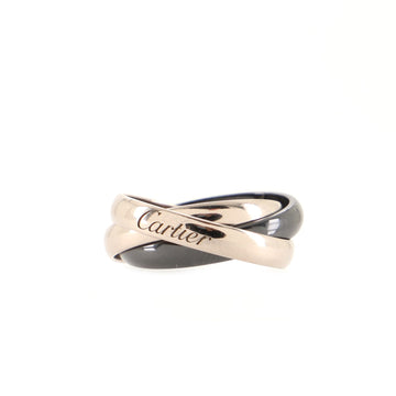Cartier Trinity Ring 18K White Gold and Ceramic