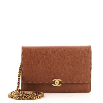 Chanel Vintage Wallet on Chain Caviar