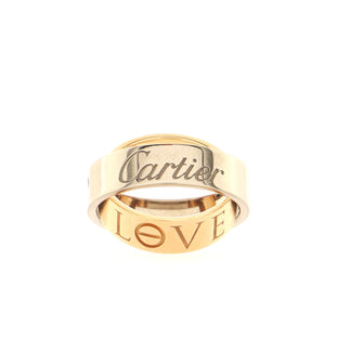 Cartier Astro LOVE Ring 18K White Gold and 18K Rose Gold