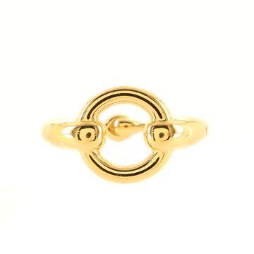 Hermes Horsebit Scarf Ring Metal