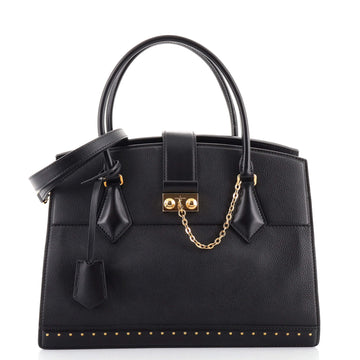 Louis Vuitton Cour Marly Handbag Leather with Studded Detail MM