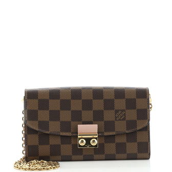 Louis Vuitton Croisette Chain Wallet NM Damier