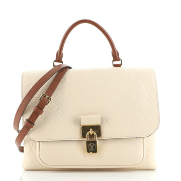 Louis Vuitton Marignan Handbag Monogram Empreinte Leather