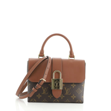 Louis Vuitton Locky Handbag Monogram Canvas with Leather BB