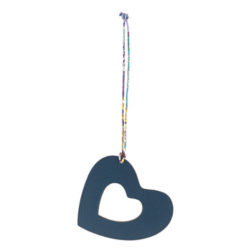 Hermes Petit H Heart Bag Charm Leather