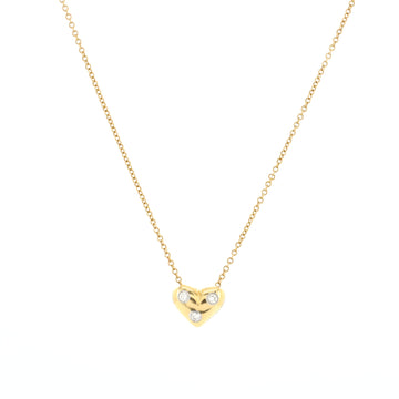 Tiffany & Co. Etoile Pendant Necklace 18K Yellow Gold with Platinum with Diamonds