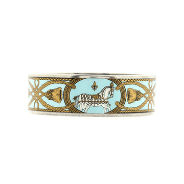 Hermes Bangle Bracelet Printed Enamel Medium