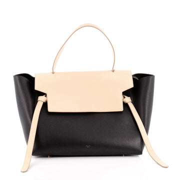 Celine Bicolor Belt Bag Leather Medium