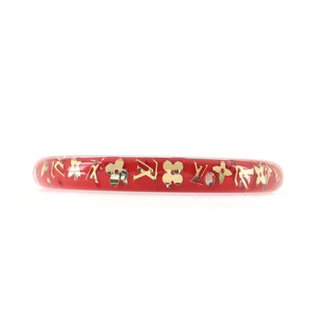 Louis Vuitton Inclusion Bangle Bracelet Resin with Crystals PM