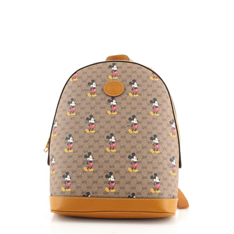 Gucci Disney Mickey Mouse Backpack Printed Mini GG Coated Canvas Small