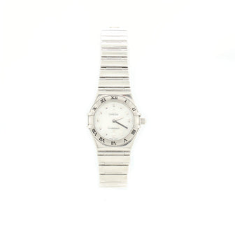 Omega Constellation My Choice Quartz Watch Stainless Steel and Mother of Pearl 22