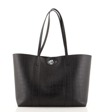 Mulberry Bayswater Shopper Tote Crocodile Embossed Leather