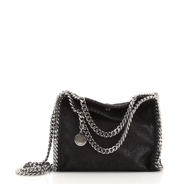 Stella McCartney Falabella Fold Over Crossbody Bag Shaggy Deer Tiny