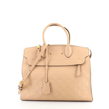 Louis Vuitton Pont Neuf Handbag Monogram Empreinte Leather GM