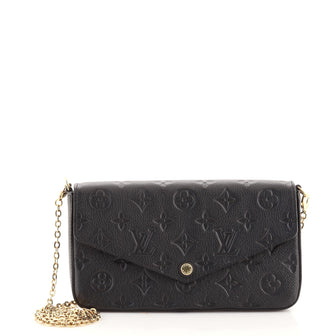 Louis Vuitton Felicie Pochette Monogram Empreinte Leather