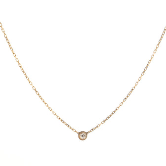 Cartier Diamants Legers Pendant Necklace 18K Rose Gold with Diamond Small